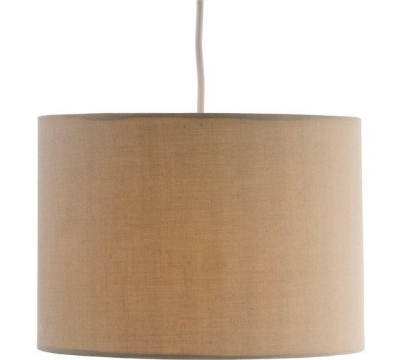 Buy ColourMatch Fabric Shade - Cafe Mocha at Argos.co.uk - Your Online Shop for Lamp shades ...